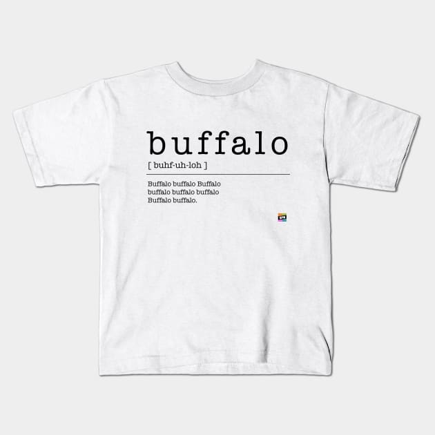 SPM Buffalo buffalo Buffalo buffalo buffalo buffalo Buffalo buffalo Kids T-Shirt by Set Piece Menu Podcast